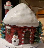 Snowman House Ready to Paint, Unpainted Ceramic Bisque