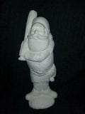 Baseball Player Christmas Santa Unpainted Ceramic Bisque