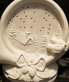 Christmas Silent Night French Horn w/ Night Light Christmas