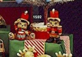 Christmas Teddy Bear Soldiers Ready to Paint, Unpainted Ceramic Bisque
