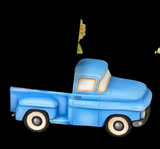 Clay Magic Truck w/ Christmas Tree Insert Ceramic Bisque