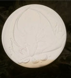 Dragon Garden Decoration or Plate Unpainted Ceramic Bisque