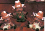 3 Crack Pot Christmas Reindeer Ceramic Bisque Ready To Paint