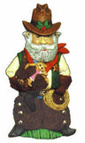 Cowboy Santa Claus Ready to Paint Unpainted Christmas