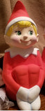 Mayco 1463 Vintage Christmas Elf For Children Ready to Paint, Unpainted Ceramic Bisque