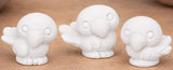 Clay Magic Crow Set of 3 Painted & Unpainted Ceramic Bisque