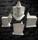 Bank Village House Unpainted Ceramic Bisque VIP