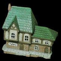 Pottery Village House Unpainted Ceramic Bisque VIP