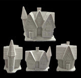 Mansion Village House Unpainted Ceramic Bisque VIP