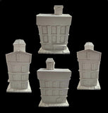 Grand Hotel Village House Unpainted Ceramic Bisque VIP