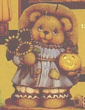 Sunflower Harvest Teddy Bear Girl Ready to Paint Unpainted Ceramic Bisque