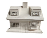 Lap Board House Village Unpainted Ceramic Bisque VIP 1352