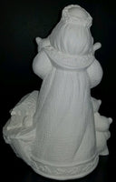 Noah's Arc w/ Animals Santa Unpainted Ceramic Bisque Ready To Paint