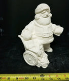 Special Needs Santa Unpainted Ceramic Bisque Ready To Paint