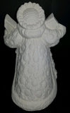 Sunflower Birdhouse Santa Unpainted Ceramic Bisque Ready To Paint