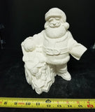 Special Needs Santa Unpainted Ceramic Bisque Ready To Paint
