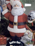Ohio State Santa Unpainted Ceramic Bisque Ready To Paint