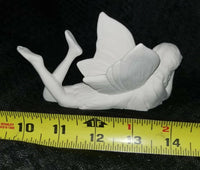 Fairy Laying on Belly Ready to Paint, Unpainted Fantasy You Paint Ceramic Bisque