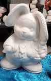 Easter Girl Bunny Bear Clay Magic Animal Unpainted Ceramic Bisque