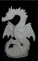 Serpent Dragon Unpainted Ceramic Bisque