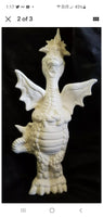 Goofy Dragon Unpainted Ceramic Bisque