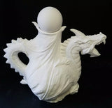 Dragon Decanter Unpainted Ceramic Bisque
