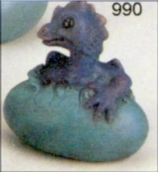 Cute Baby Dragon in Egg Fantasy Children Unpainted Ceramic Bisque