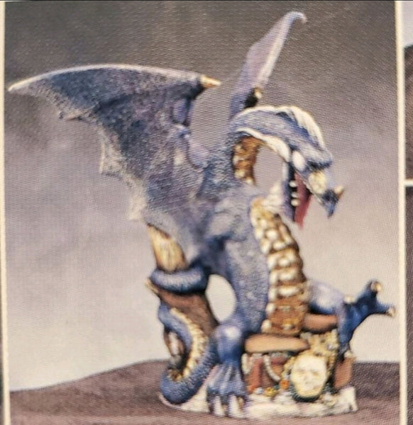 Dragon with Treasure Unpainted Ceramic Bisque