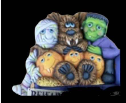 ceramic clay monsters Clay Magic Halloween Monster Truck Insert Unpainted Ceramic Bisque – K & C Ceramics