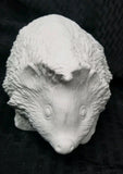 Large Hedgehog Ready to Paint, Unpainted, You Paint Ceramic Bisque