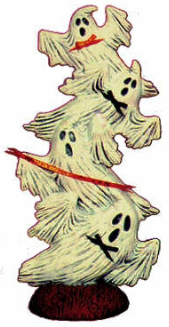 Ghost Stack Halloween Ready to Paint, Unpainted Ceramic Bisque – K & C ...