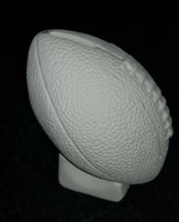 FootBall Sports Ball Bank Ready to Paint, Unpainted Ceramic Bisque
