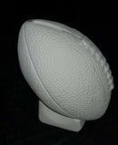 FootBall Sports Ball Bank Ready to Paint, Unpainted Ceramic Bisque