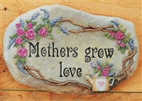 Mothers Love Garden Rock Plaque Stone Ready to Paint Unpainted Bisque